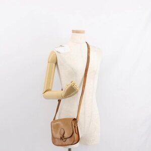 LOUIS VUITTON Nomad leather Saint Cloud PM Shoulder Bag Beige LV Auth gh1044